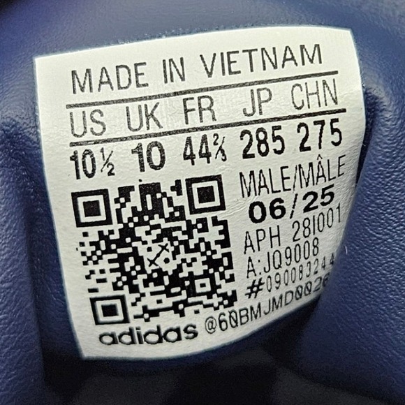 Adidas Stadt Casual Sneakers JQ9008 Night Indigo Clear Sky Gum Men's Size 10.5 - Picture 9 of 11
